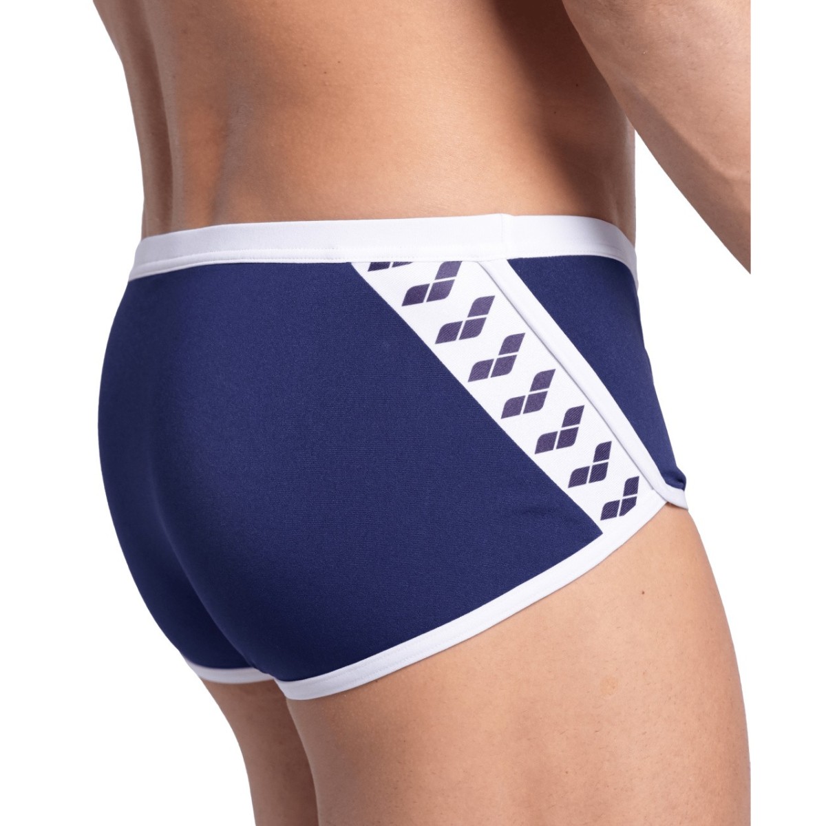 M Icons Swim Low Waist Short Solid navy-white