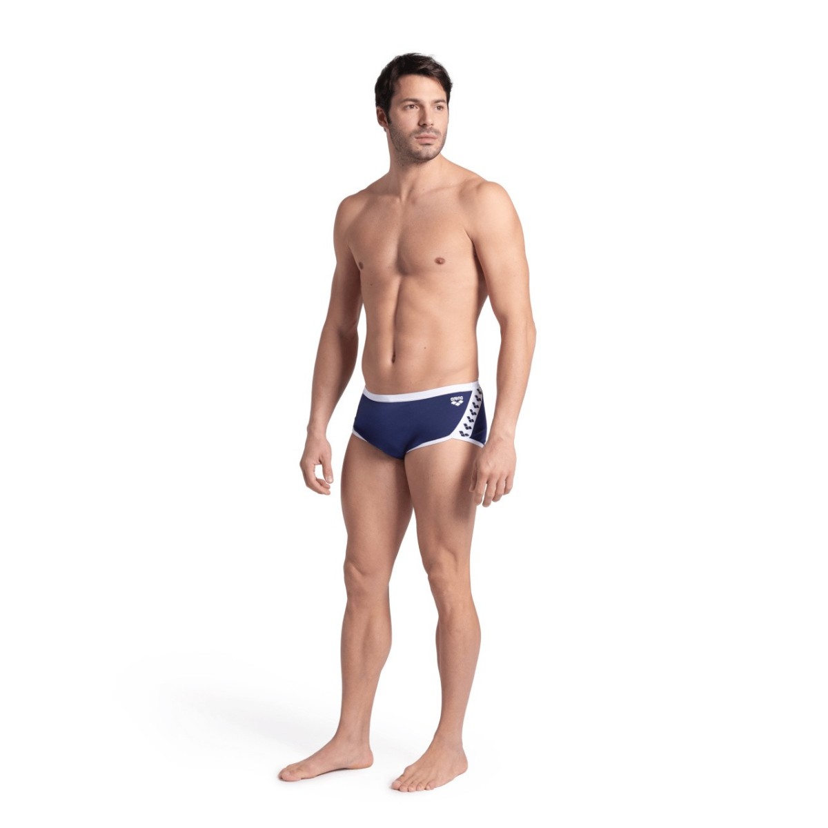M Icons Swim Low Waist Short Solid navy-white