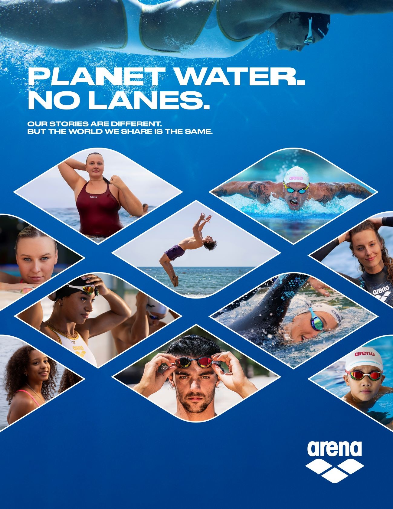 arena lanceert campagne ‘Planet Water. No Lanes’